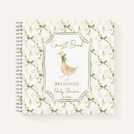 Gänseblüten Kinderzimmer Babydusche Gästebuch Notizblock