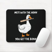 Gänsechaos mit Honk erhalten Bonk Funny Meme Men W Mousepad (Mit Mouse)