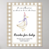 Gänsedusche - Babybücher Poster (Vorne)