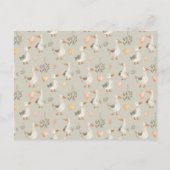 Gänsedusche Wasserfarbe Danke Karte (Rückseite)