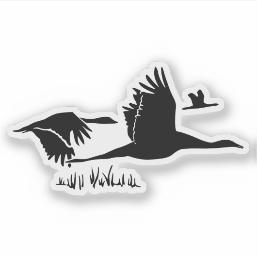 Gänsefliege Aufkleber (Vorderseite)