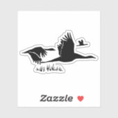 Gänsefliege Aufkleber (Blatt)