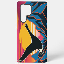 Gänsefliegen bei Sonnenuntergang Samsung Galaxy Hülle