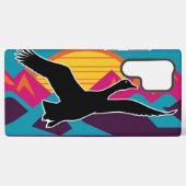 Gänsefliegen bei Sonnenuntergang Samsung Galaxy Hülle (Rückseite (Horizontal))