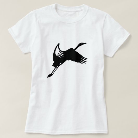 Gänsefliegender T - Shirt (Design vorne)
