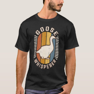 Gänseflüsterer Vintage Klassiker Retro Tierliebe T-Shirt