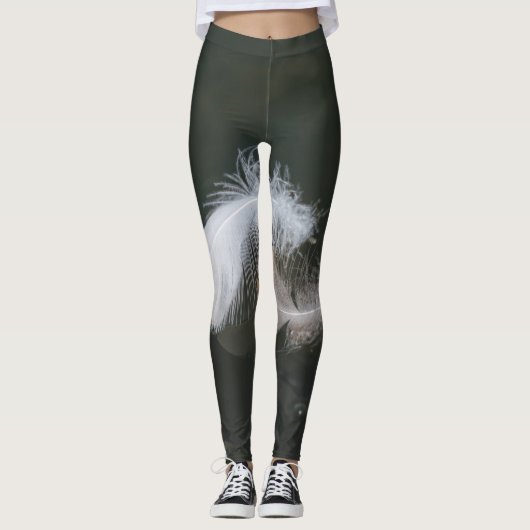 Gänsefüßer schweben leggings (Vorderseite)