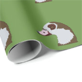 Gänsegeflügel Geschenkpapier (Rolleneckpunkt)