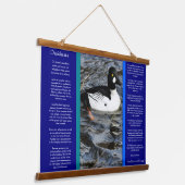 Gänsehalskuckente Desiderata Wandteppich Mit Holzrahmen (Gewinkelt)