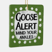 Gänseharnung Keramikornament (Rechts)