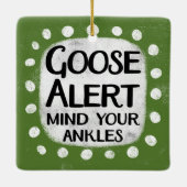 Gänseharnung Keramikornament (Rückseite)