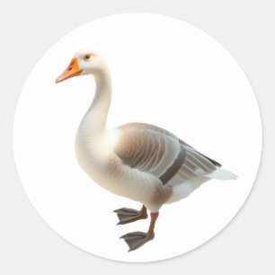 Gänsehaufkleber Runder Aufkleber