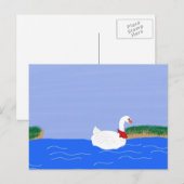 Gänsehaut am Cartoon Postkarte (Vorne/Hinten)