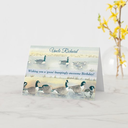 Gänsehaut Bummelnd Phantastisch Uncle Fun Geburtst Karte (Gelbe Blume)