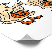 Gänsehaut Duck Pump Halloween Vintag Poster (Ecke)