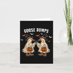Gänsehaut Ente Pumking Halloween Lustig Vintage  Karte