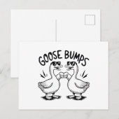 Gänsehaut Feiertagspostkarte (Vorne/Hinten)