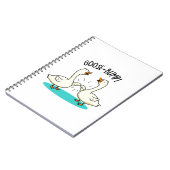 Gänsehaut Funny Animal Puff Notizblock (Linke Seite)