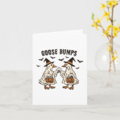 Gänsehaut Halloween Ghost Ghost Pumpkin Gänsehaut  Karte (Gelbe Blume)