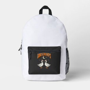 Gänsehaut Halloween Hexe Gänse Vektordesign Bedruckter Rucksack