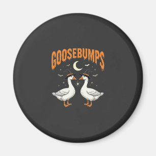 Gänsehaut Halloween Hexe Gänse Vektordesign Magnet