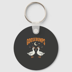 Gänsehaut Halloween Hexe Gänse Vektordesign Schlüsselanhänger