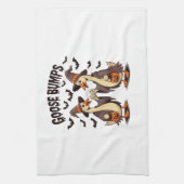 Gänsehaut Halloween Hexenfall Geschirrtuch (Vertikal)