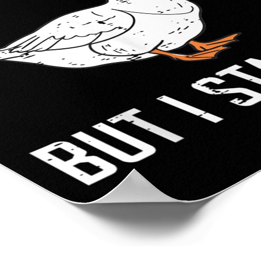 Gänsehaut Horror Endlos, aber ich Bleibe Albernen Poster (Ecke)