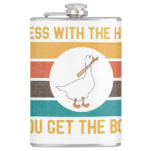 Gänsehaut mit der Honke, die du bekommst den Bon Flachmann (Vorderseite)