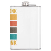 Gänsehaut mit der Honke, die du bekommst den Bon Flachmann (Rückseite)