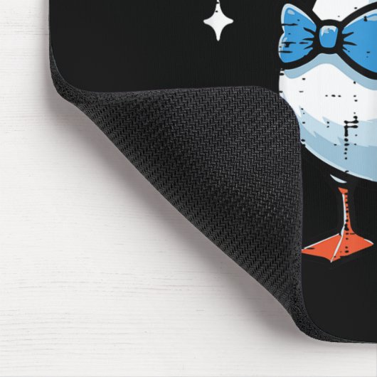 Gänsehube Krawatte Sungles Cool Alberne Animal Men Mousepad (Ecke)