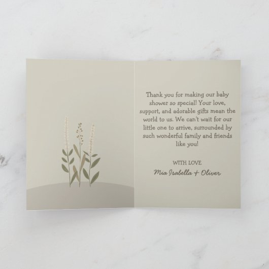 Gänsehuchdusche - Dankeschön Karte (Innenseite)