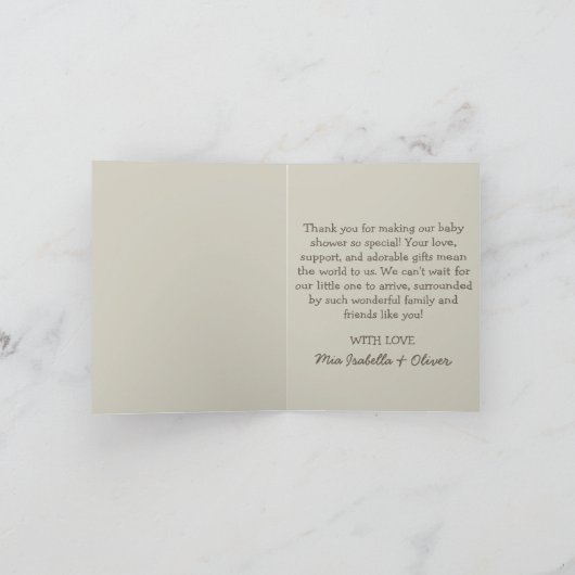 Gänsehuchdusche - Dankeschön Karte (Innenseite)