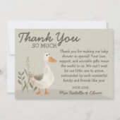 Gänsehuchdusche - Dankeschön Karte (Vorderseite)