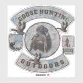 Gänsejagdsticker Aufkleber (Blatt)