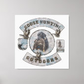 Gänsejägerplakat Leinwanddruck (Vorderseite)