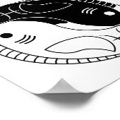 Gänsejang-Astrologie-Zodiaksymbol Poster (Ecke)