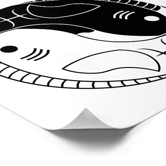 Gänsejang-Astrologie-Zodiaksymbol Poster (Ecke)