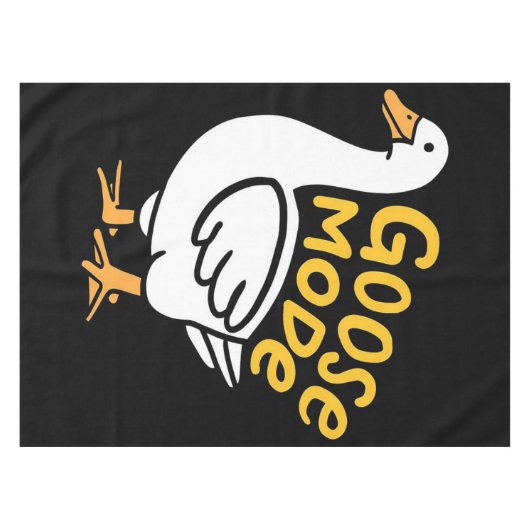 Gänsemodus | Entenmuster-Keule Tischdecke (Vorderseite (Horizontal))