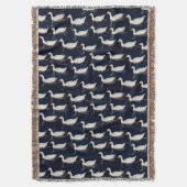 Gänsemuster Decke (Vorderseite Vertikal)