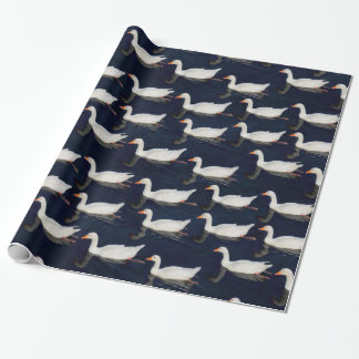 Gänsemuster Geschenkpapier
