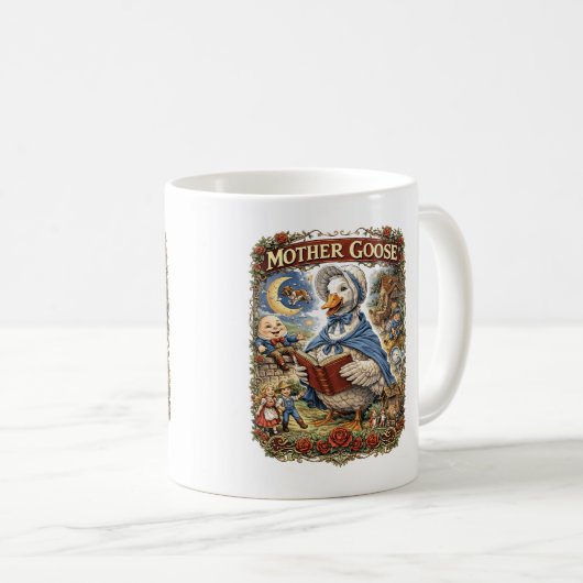 Gänsemutter Kaffeetasse (VorderseiteRechts)