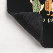 Gänseparade am 4. Juli Spaß Mousepad (Ecke)