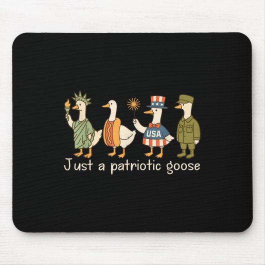 Gänseparade am 4. Juli Spaß Mousepad (Vorne)