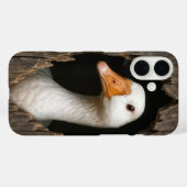 Gänsepinkeln aus gezacktem Holzloch Case-Mate iPhone Hülle (Rückseite (Horizontal))