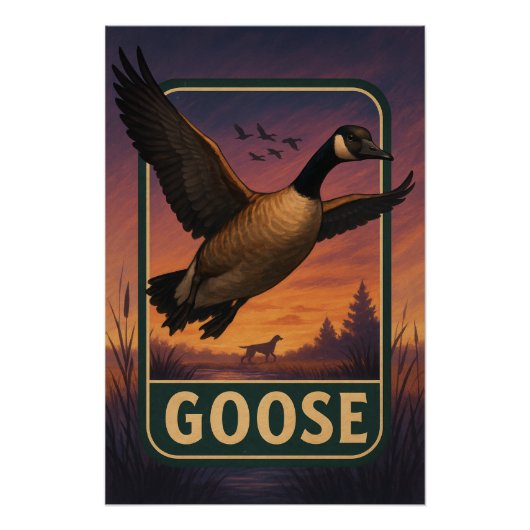 Gänseposter Poster (Vorderseite)