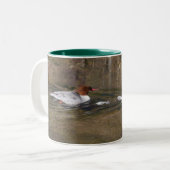 Gänsesäger Tasse (Vorderseite Links)