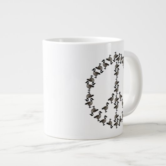 Gänsesymbol Jumbo-Tasse (Vorderseite Rechts)