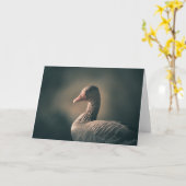 Gänsevögel-Foto Karte (Gelbe Blume)