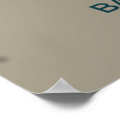 Gänsewanderungsplan mit Bar - Minimalistisch Poster (Ecke)